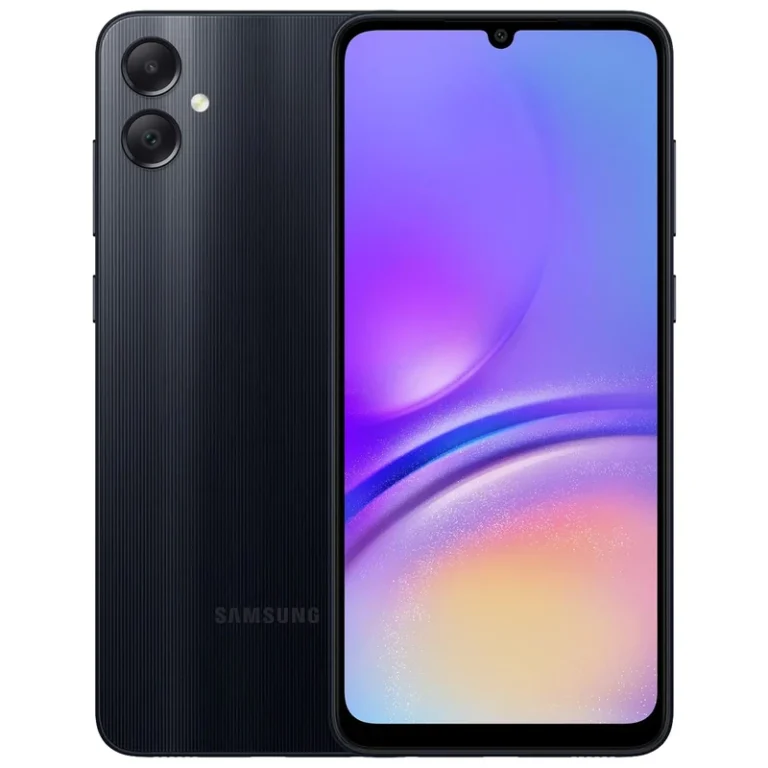 Samsung A055 mobile phone with 64GB memory and 4GB RAM