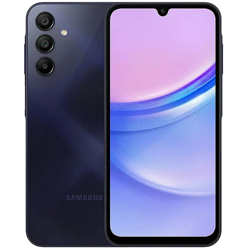 Samsung A15 4G mobile phone with 128GB memory and 6GB RAM black