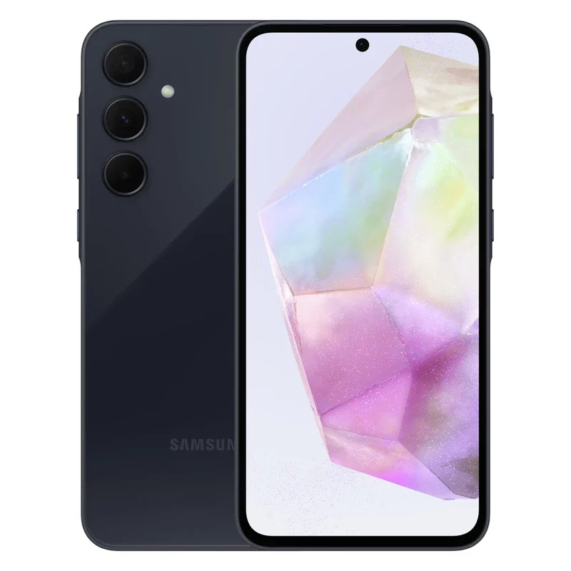 Samsung A35 5G mobile phone with 128GB memory and 8GB RAM black