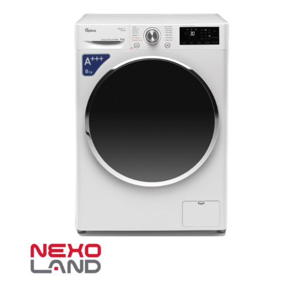 ماشین لباسشویی 8 کیلویی جی پلاس مدل GWM-R88W